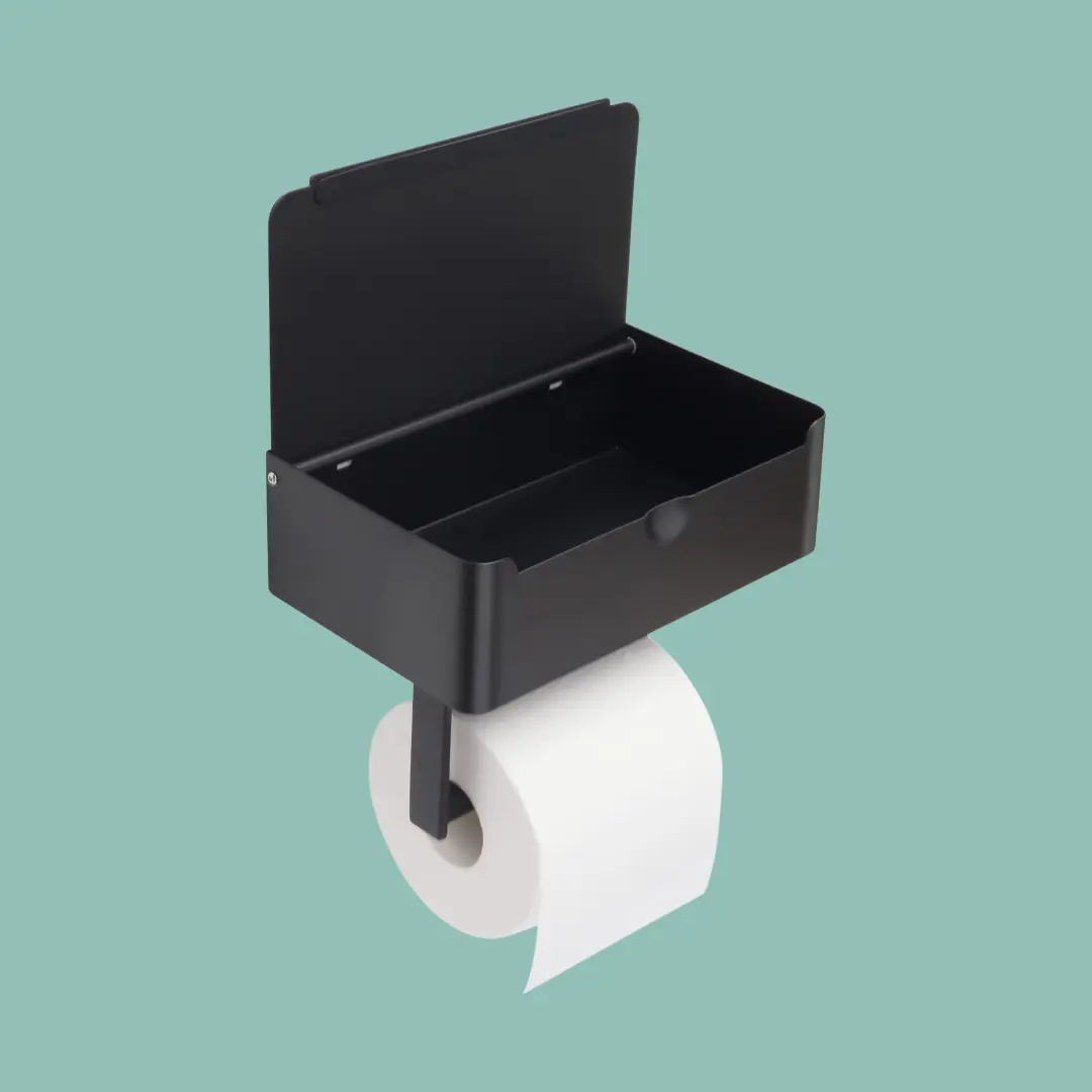 Toilet Paper Holder with Storage