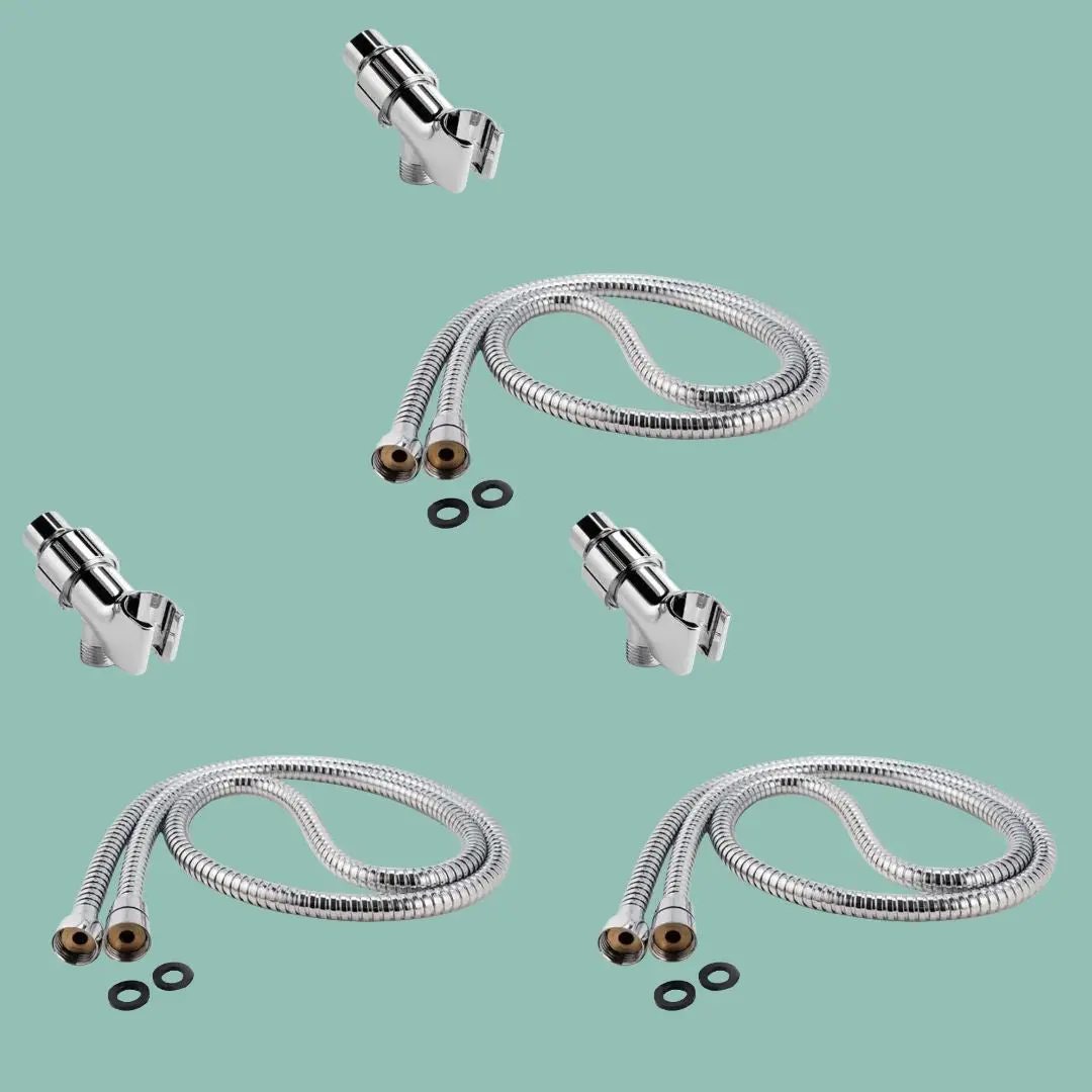 3 Shower hose + Holder